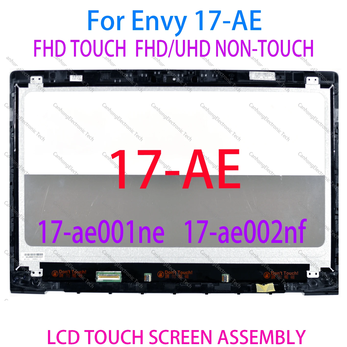 

For HP envy 17-ae 17m-ae 17-ae051sa LCD LED Screen Laptop Replacement Assembly Touch Digitizer 925547-001 935938-001 935939-001