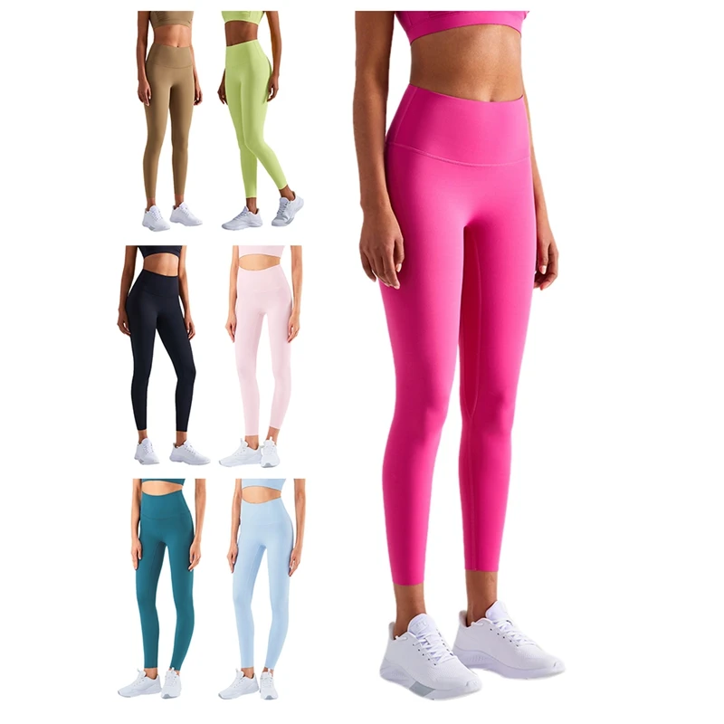 

High Waist Anti Crimping Yoga Pants Honey Peach Hip Lifting Fitness Pants Women