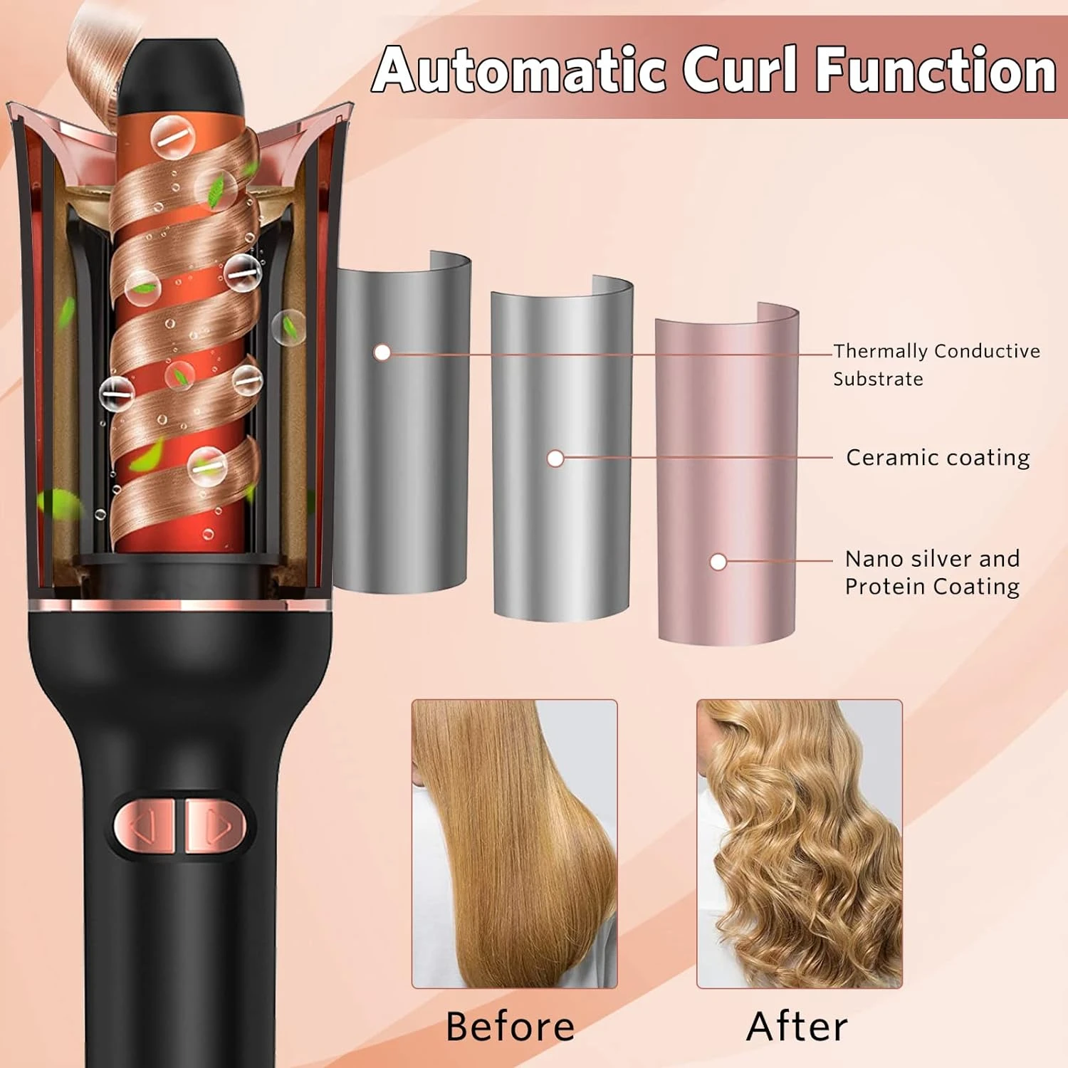 Идеально подходит для кудрей и волн салонного качества. Элегантные