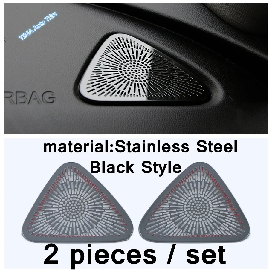 

Автоматическая стойка A/приборный аудиодинамик, крышка твитера, накладка, черный и серебристый стиль, аксессуары для Chevrolet Malibu 2016-2020