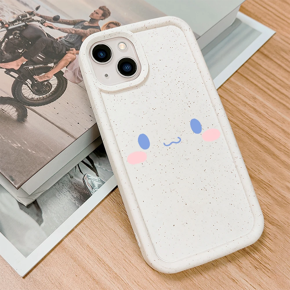 

Cartoon Cute Smiling Face Phone Case For iPhone 14 Plus 12 ProMax Cases For iPhone 12Pro 11 Pro XR XS Max TPU Degradation Cover