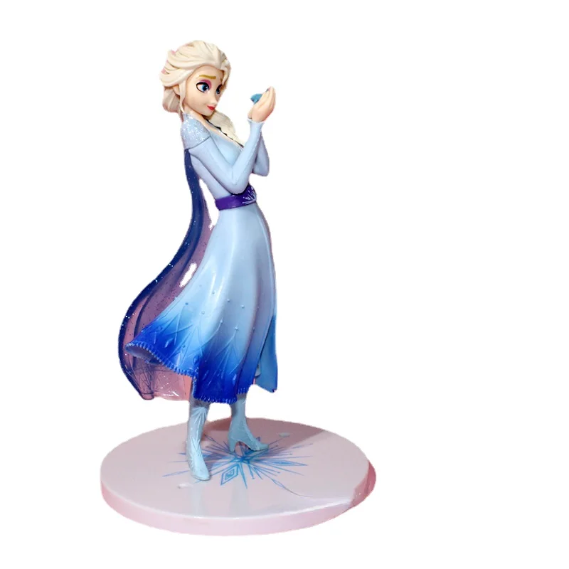 

Disney Frozen Version Princess Elsa Hand Held Lizard Figure Cake Baking Accessories Car Ornaments Toys