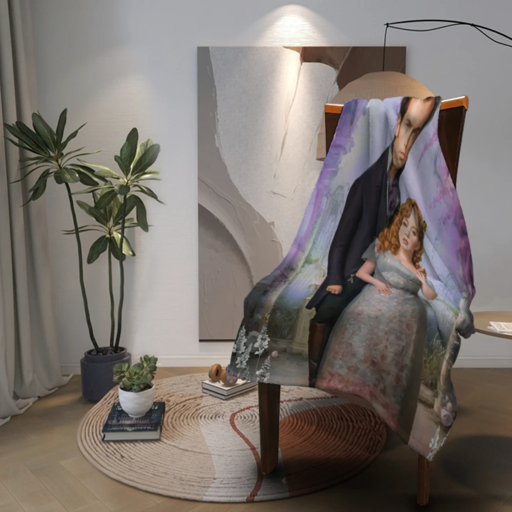 Одеяло Penelope and Colin Bridgerton фланец текстильный декор портативные супер мягкие пледы