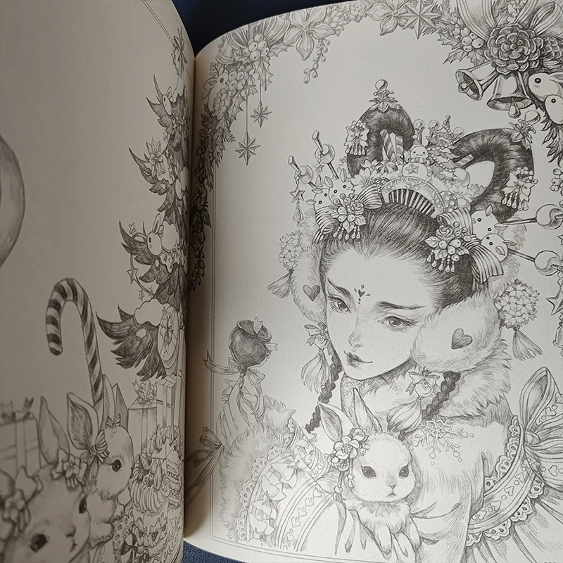 Книжка-раскраска Большие рисунки Антистресс Цветной карандаш Книга для рисования Цветочная тень Книга для рисования линий (art.: 3920cd8bd6929) - 3920cd8bd6929