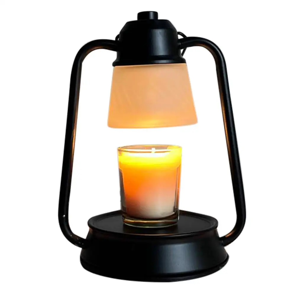 

Candle Warmer Table Lamp With 2 Bulbs Kerosene Lamp Shape Large Size Candle Lamp For Top-Down Candle Melting