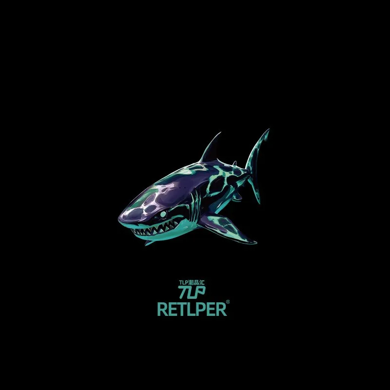 Наклейка Retlper Hollow-Out для автомобиля, оригинальная, с изображением зеленой акулы-хищника, граффити, водонепроницаемая, плоская, декоративная, для автомобилей и мотоциклов (art.: 3920dc5cf0396) - 3920dc5cf0396