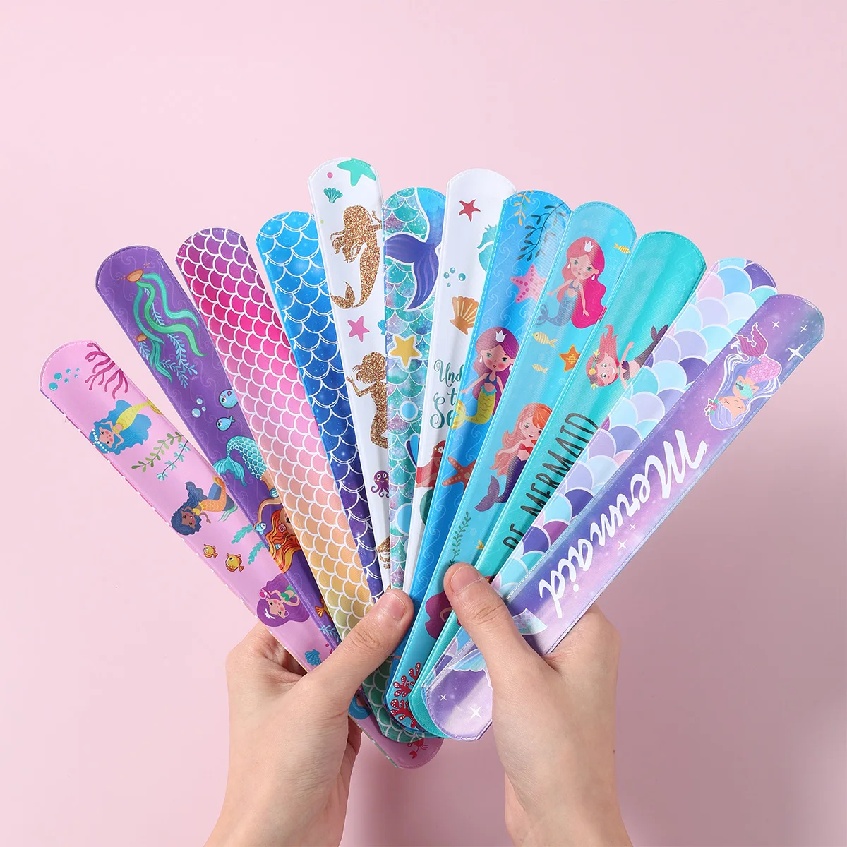 24 шт. набор браслетов с изображением русалки подарок для девочек под морем