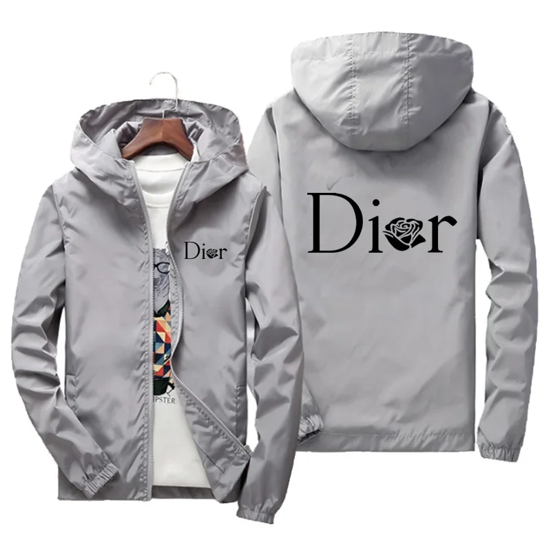 Мужская и женская ветрозащитная куртка на молнии р.S-XXXL цвета в ассортименте