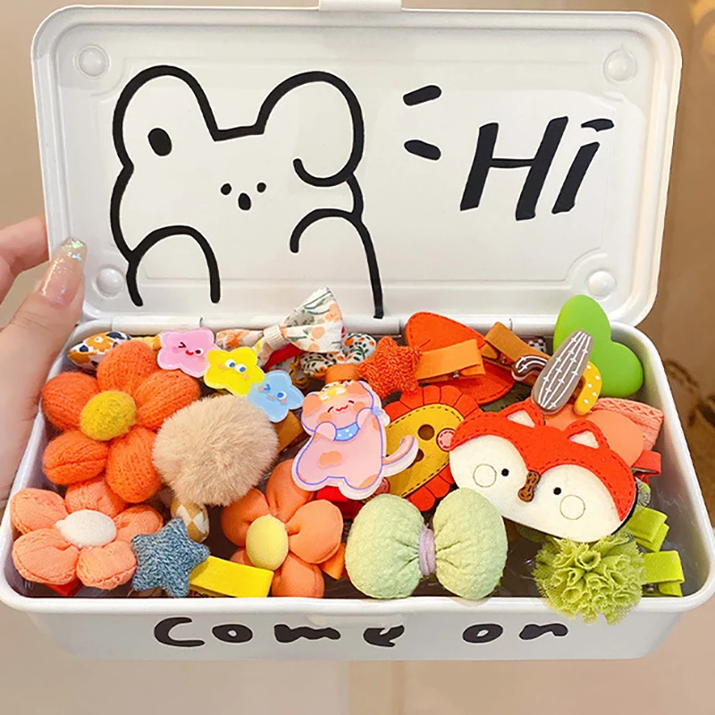 

5 шт./комплект, заколки для волос с бантом для девочек