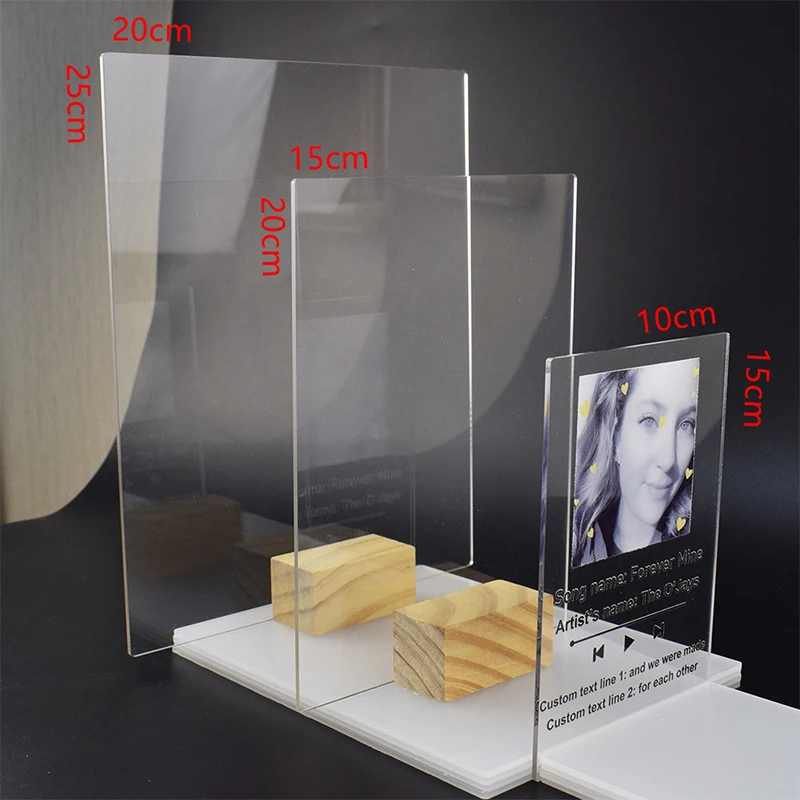 Акриловая доска для фотографий на заказ музыкальная табличка с кодом песен