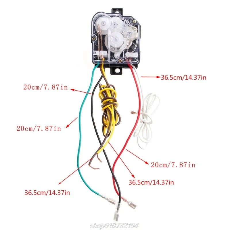 

6-Wire Washing Machine Timer 90 Degree Central Hole Distance 68mm Switch Shaft N12 20 Dropshipping