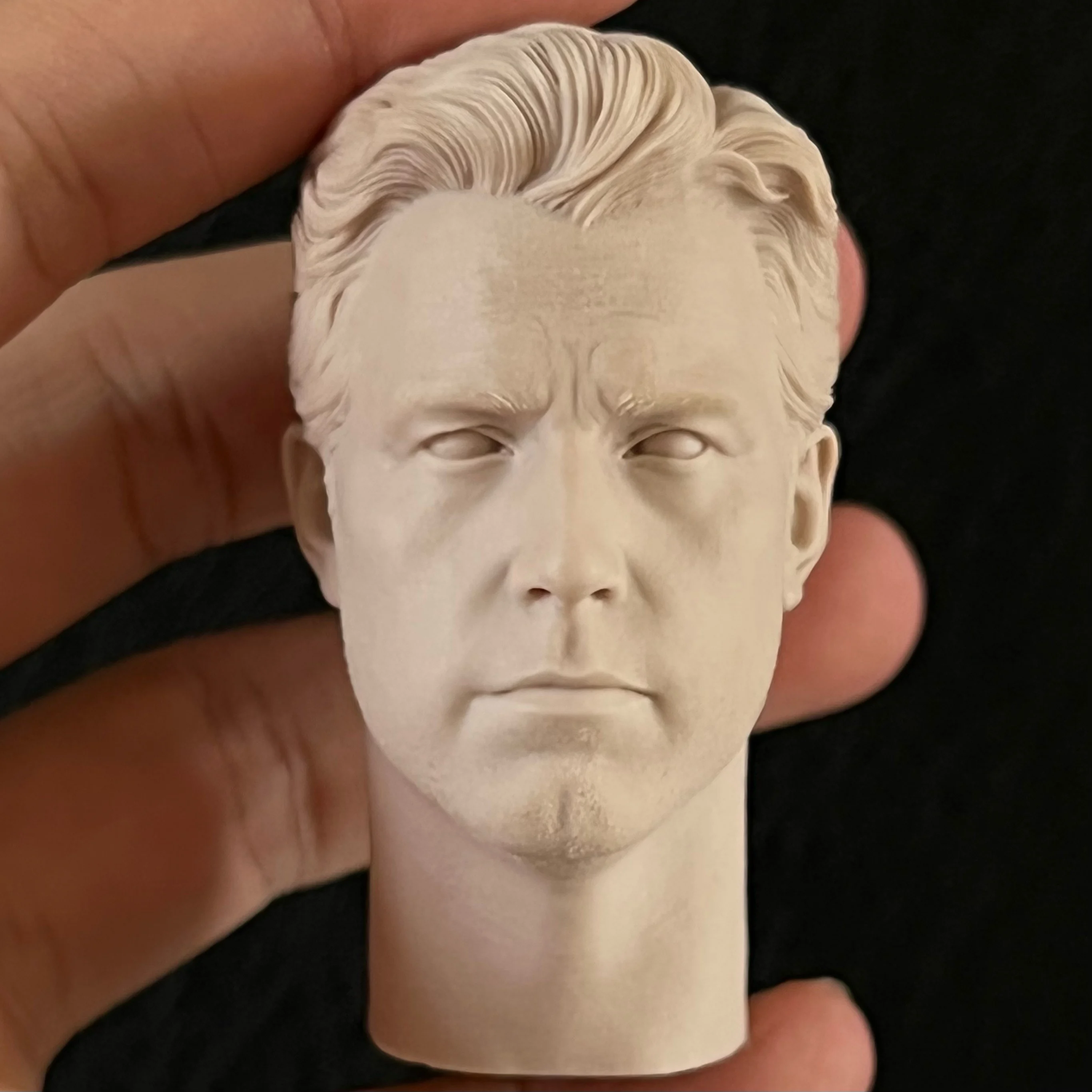 

1/6 искусственная Смола 1/6 масштаб Affleck голова Брюса Уэйна резьба 3D печать набор для гаража модель 1/6 масштаб