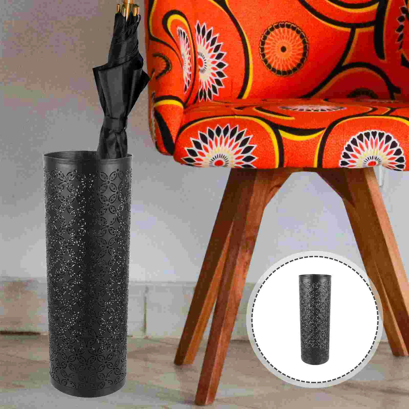 

Multifunctional Storage Box Bucket Holder Walking Stick Organizer Home Metal Umbrellas Multi-functional