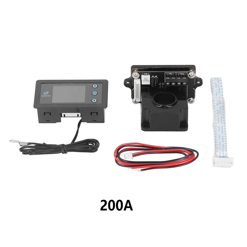 

VAC9610S Wired Voltage Ammeter 100 200 300 500A LCD Cullen Thermometer Meter