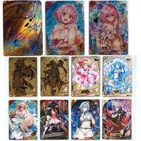 goddess story girl party the story of colorful water on colored glass anime figure sp metal msr cp game collection card toy gift
