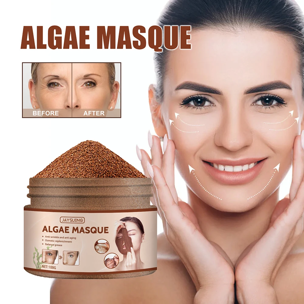 

Гранулы морских водорослей маски для сужения пор для всего лица-пакеты морских водорослей омолаживающие маски для кожи осветление Глубоко...