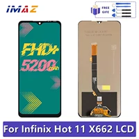 original for infinix hot 11 x662 lcd display touch screen digitizer assembly full set repair replacement part