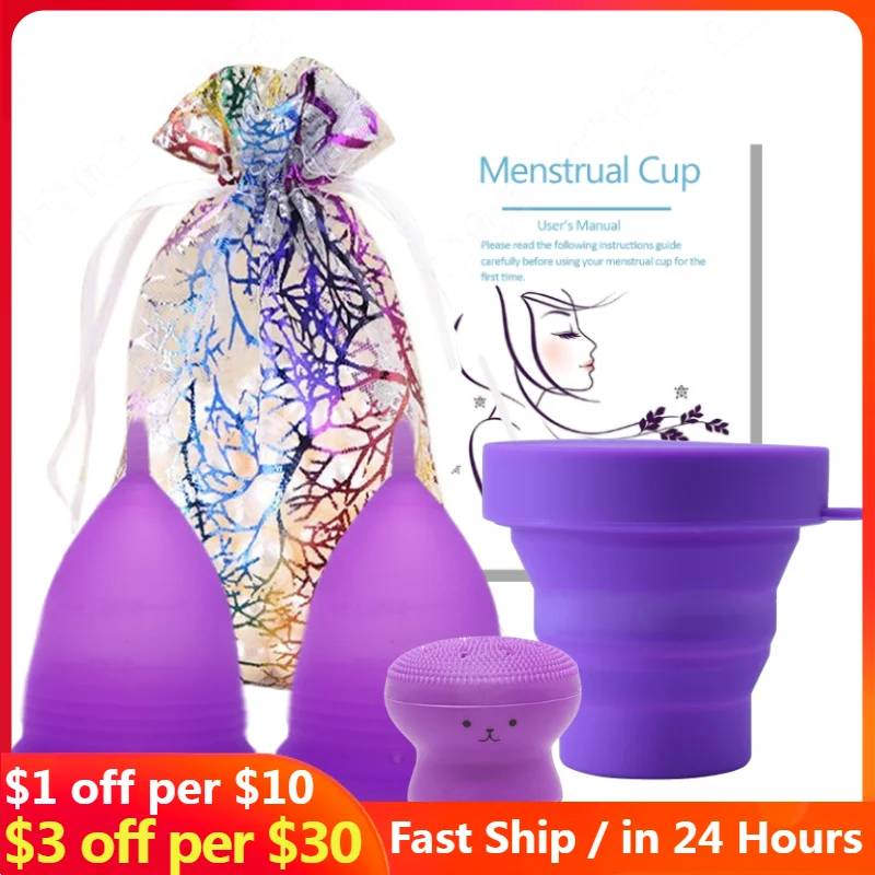 

Reusable Menstruation Collector Silicone Menstrual Cup Sterilizer Feminine Hygiene Copa Menstrual De Silicone Medica Period Cup