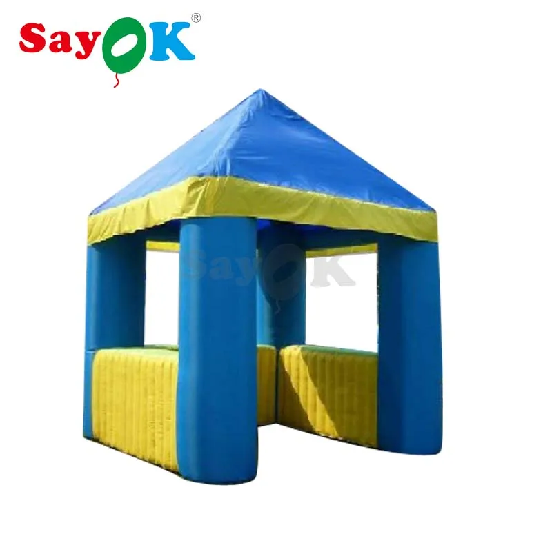 

SAYOK Inflatable Kiosk Booth Ice Cream Candy Concession Tent Stand Carnival Treat Shop for Sale Party Show Promotion Wedding
