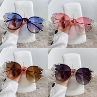 ladies retro big cat eye sunglasses 2022 trend luxury gradient sun glasses fashion cateye elegant shades for women