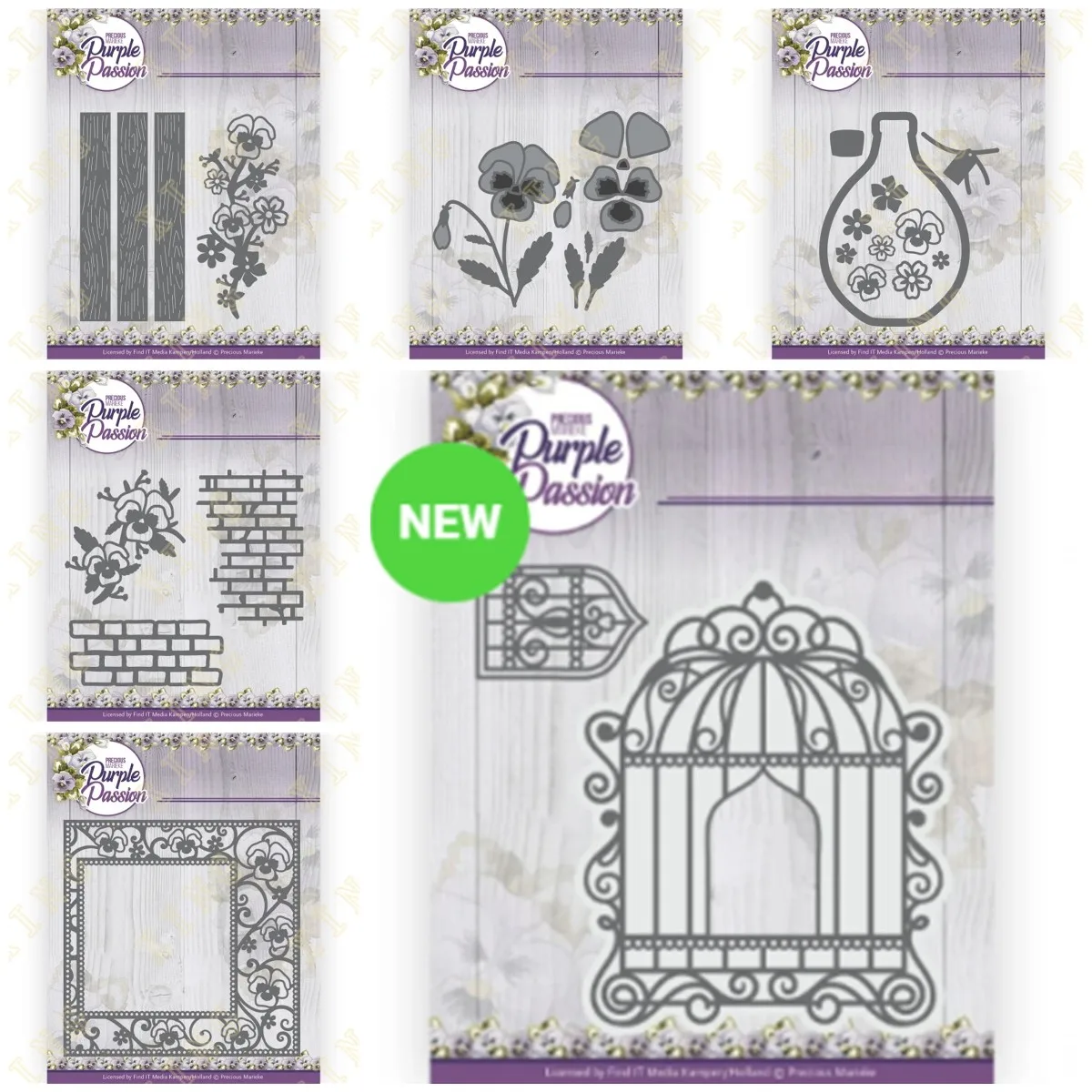 

Wall with Pansies Passion Square Metal Cutting Dies Diy Scrapbook Paper Diary Decoration Card Handmade Embossing New Product Hot