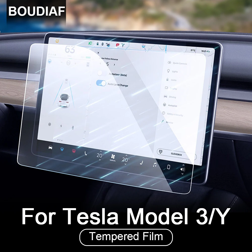 

For Tesla Model 3 Y 2023 2022 2021 Center Control Touchscreen LCD display Protector Film Waterproof Anti-scratch Interior