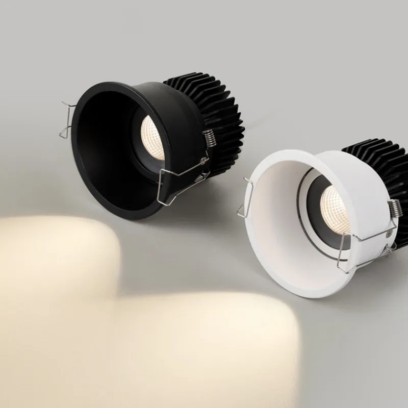 

LED Anti-Glare Downlight Recessed Downlight Dimmable 5W/7W/9W/12W 110V-220V Wall Washer High Display Downlight Indoor Lighting