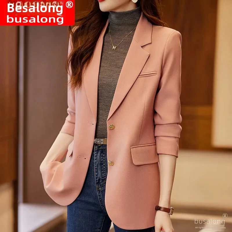 Новинка 2023 женский профессиональный костюм Busalong с длинными рукавами в западном
