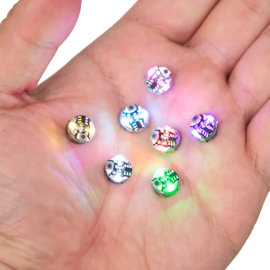 Миниатюрная кнопка в стиле двойной светодиодной лампы |