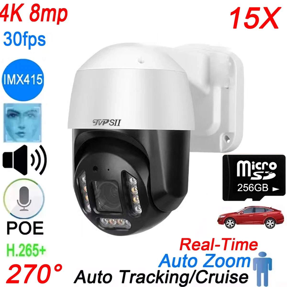 Полноцветная уличная камера видеонаблюдения