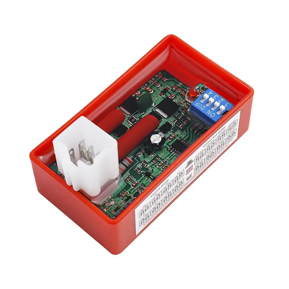 

5-контактный блок AC CDI с DIP-переключателем, ограничитель скорости зажигания мотоцикла4000-12000 для WAVE100 Racing YX140 YX160 C100 AT110 K4R8