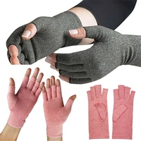 copper compression anti arthritis gloves pain relief therapy hand wrist support anti slip fishing gloves cycling sport gloves