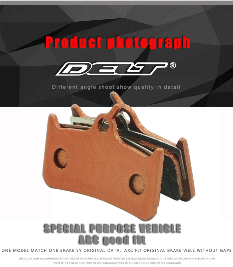 DELT 4 пары велосипедных дисковых тормозных колодок для SHIMANO/HOPE Deore XT BR-M755/766 Grimeca System
