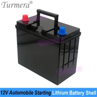 turmera 12v car battery box automobile starting lithium batteries shell for 45 series 45b24 46b24 55b24rs replace lead acid use