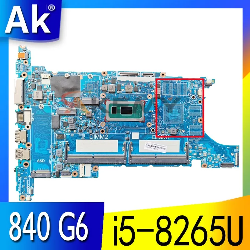 

For HP ZBook 15u G6 840 G6 Laptop Motherboard With i5-8265U L62757-601 L62757-001 6050A3022501-MB-A01 DDR4 100% Tested Fast Ship