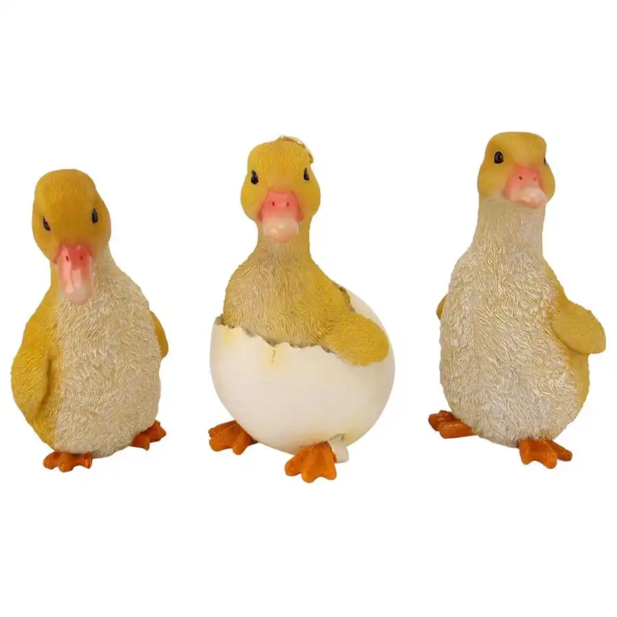 

Duckling Brood Garden Statues Set of Three