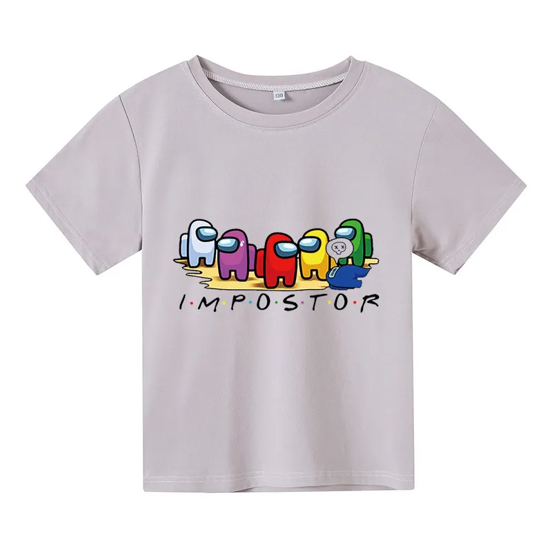 

2022 летние футболки из США, Детские однотонные футболки с мультяшным рисунком для мальчиков и девочек, топы, футболки, детские повседневные ф...