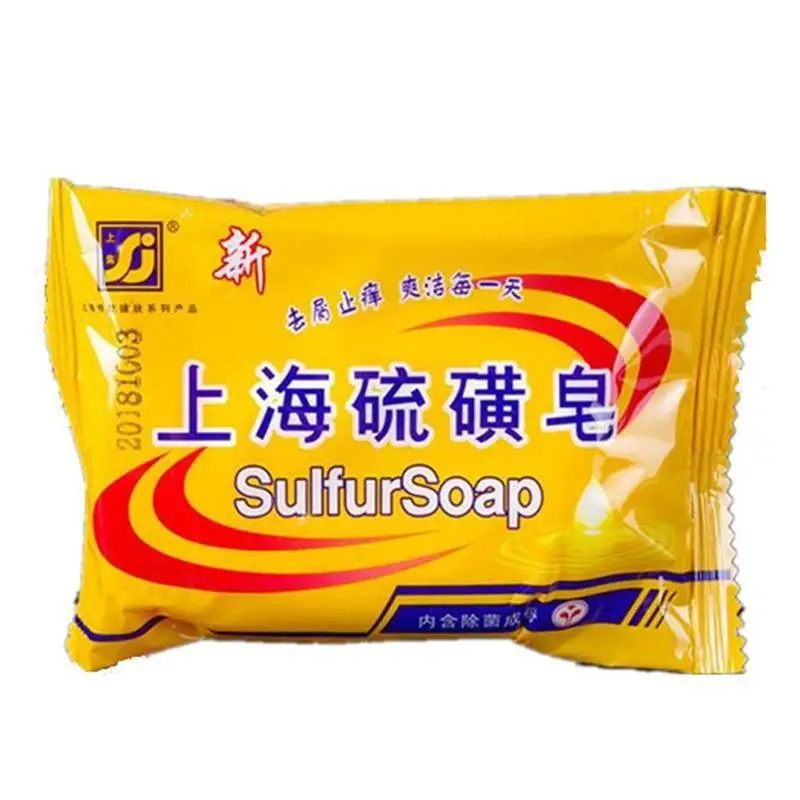 

Face Sulphur Soap Face Cleansing Soap Dermatitis Fungus Eczema Fungus Soap Care Skin Anti Whitening Shower Cleaning E9F0
