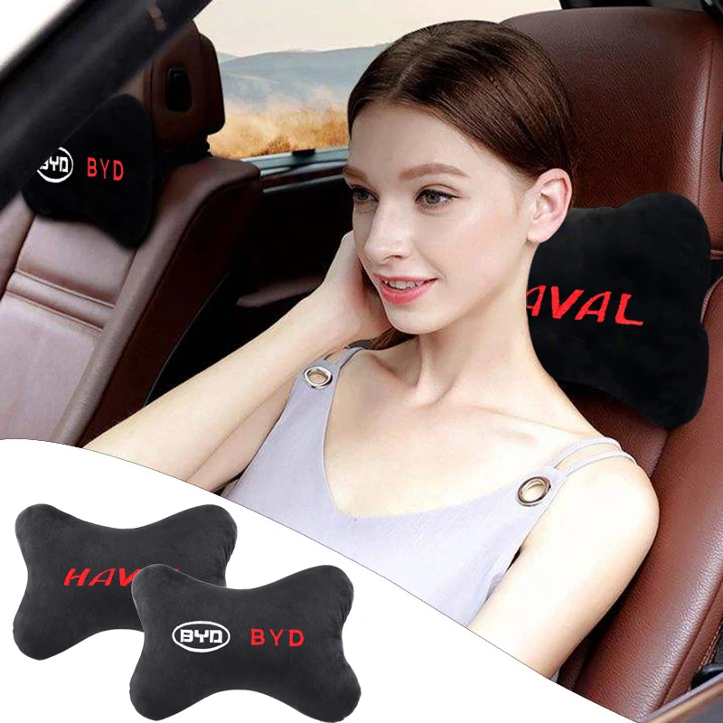 

1Pc Car Neck Pillow Cotton Flannel Headrest For Chevrolets Cruze Captiva Lacetti Aveo Niva Trax Malibu Onix Colorado Accessories