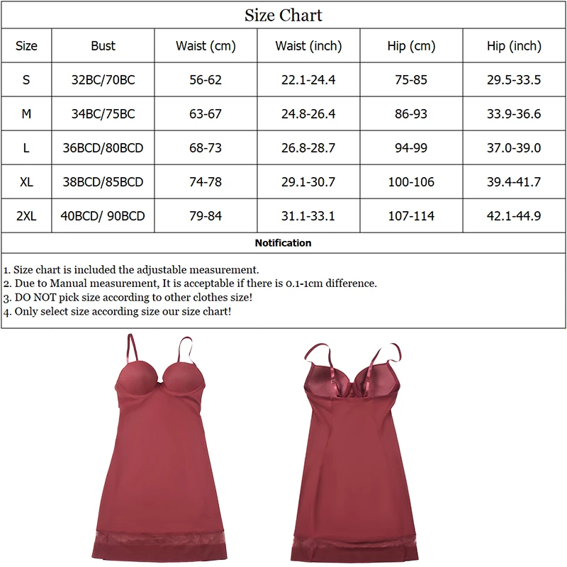 Women Slimming Underwear Control Slips Sexy Push Up Dress Body Shaper Shapewear Spaghetti Strap Waist Trainer Lingerie