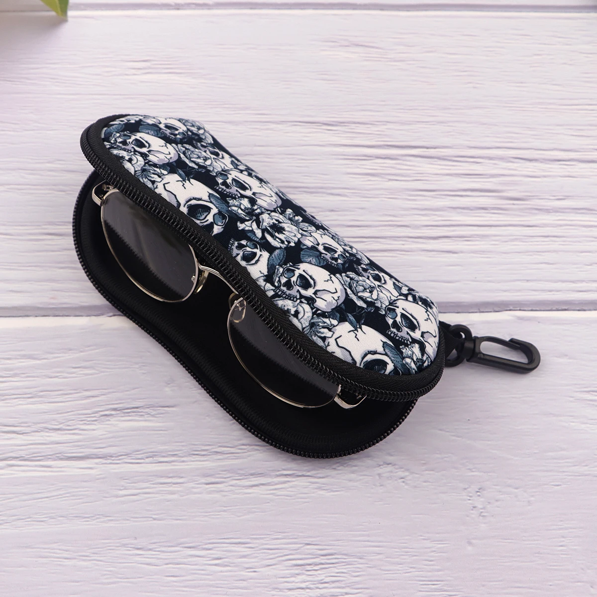 Сумка для солнцезащитных очков в стиле скелета ужасов коробка мужской и женский