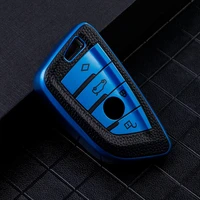 tpuleather car key cover case for bmw x1 x3 x4 x5 f15 x6 f16 g30 7 series g11 f48 f39 520 525li g20 118i 218i 320i f20 g05 g01
