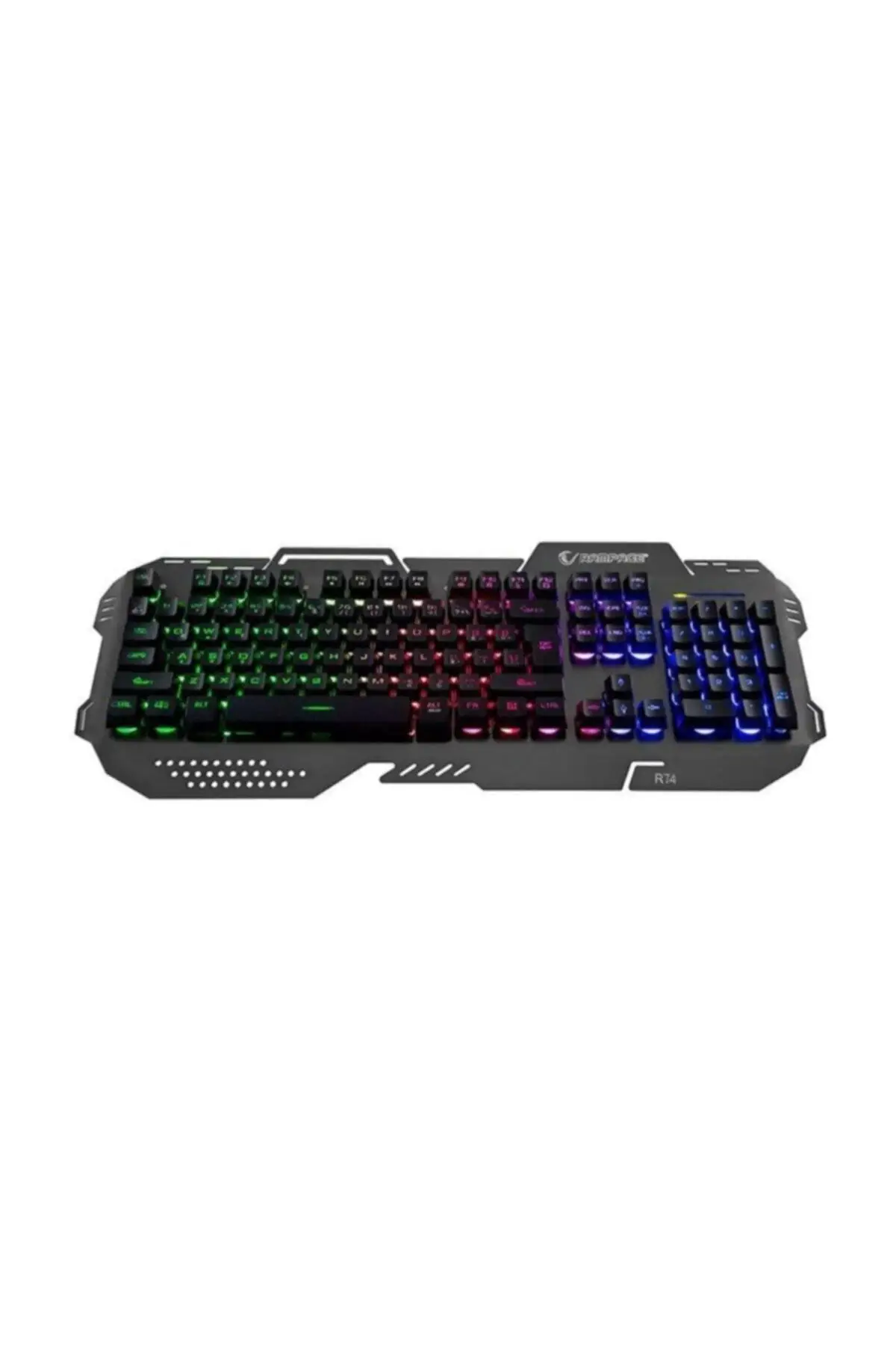 

Rampage Rainbow Backlit Multimedia Gaming Keyboard KB-R74