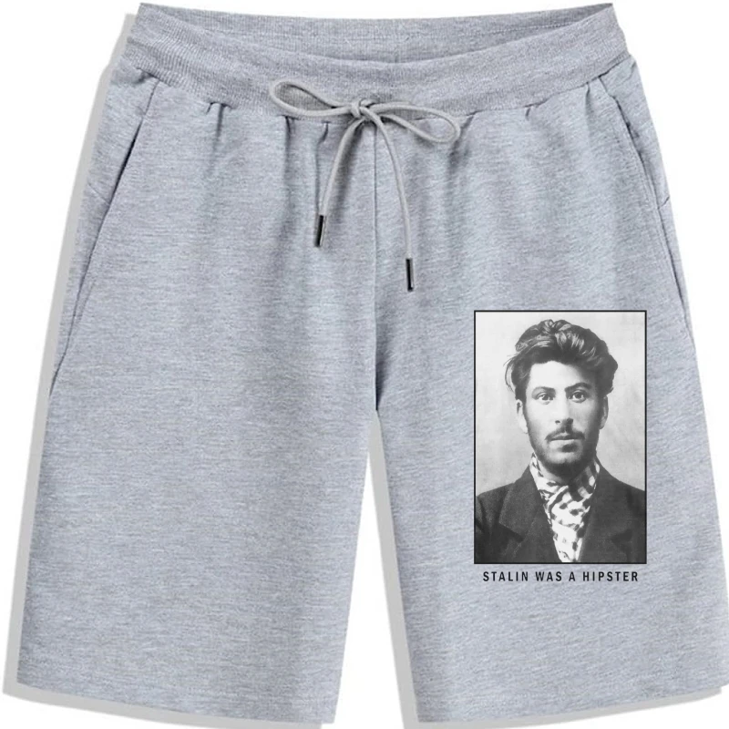 

Stalin Was A Hipster Retro Shorts , Men's Women's All Pure cottons 2019 New Fashion Men's Men Shorts printing