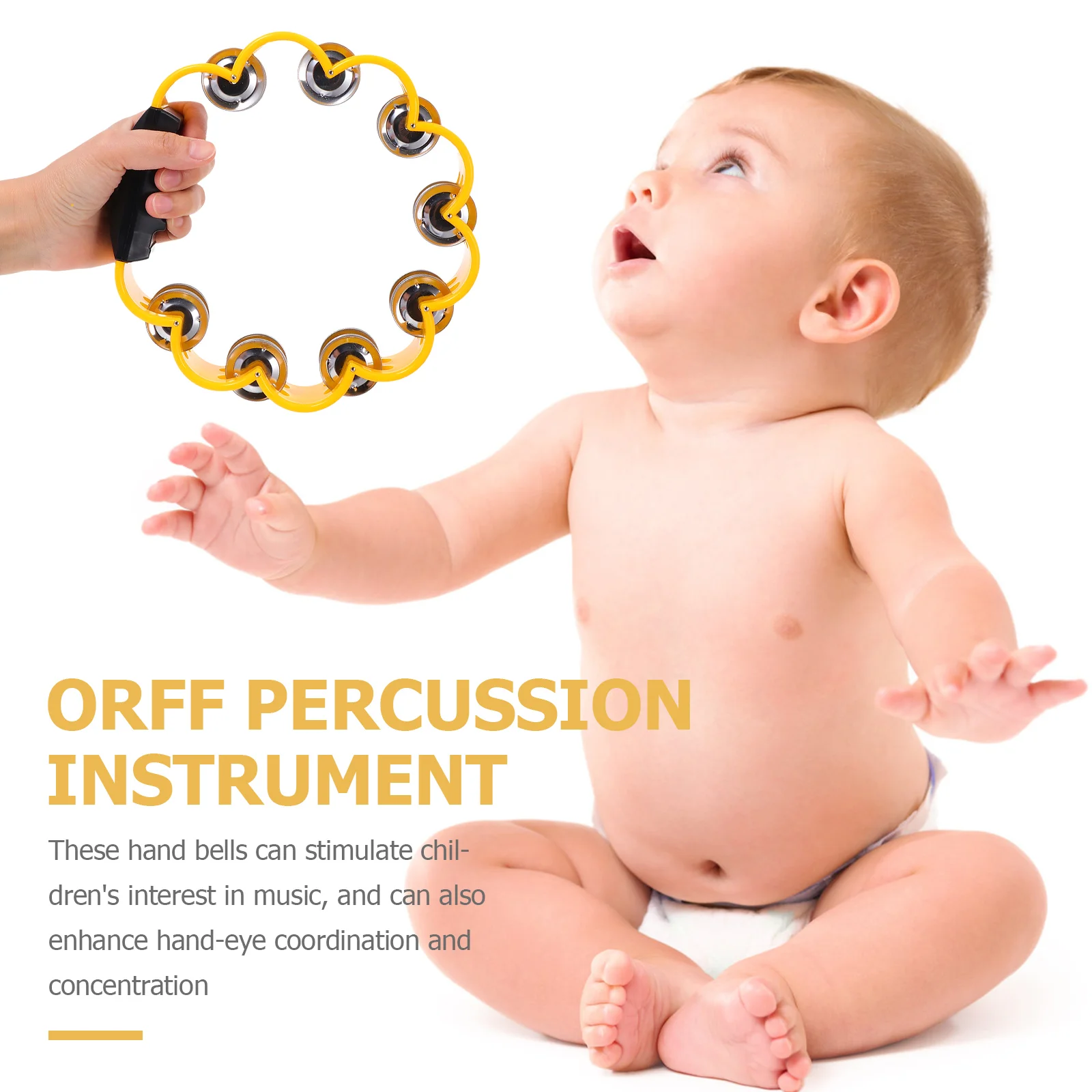 3 шт. кольцо-концентратор колокольчик игрушки ручные колокольчики детские