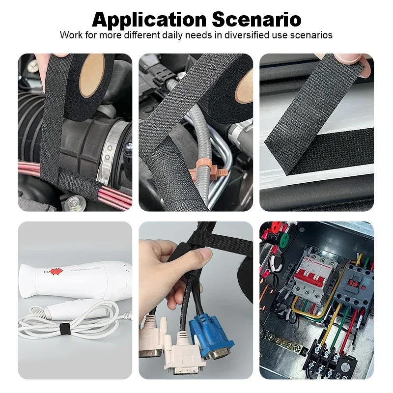 Ширина 9 мм 19 25 32 самоклеящаяся тканевая лента изоляционная термостойкая