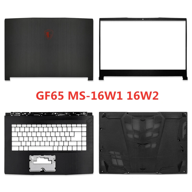 

New Laptop For MSI GF65 MS-16W1 16W2 Thin 15.6 Inch LCD Back Cover Case/Front Bezel/Palmrest/Bottom/Hinges