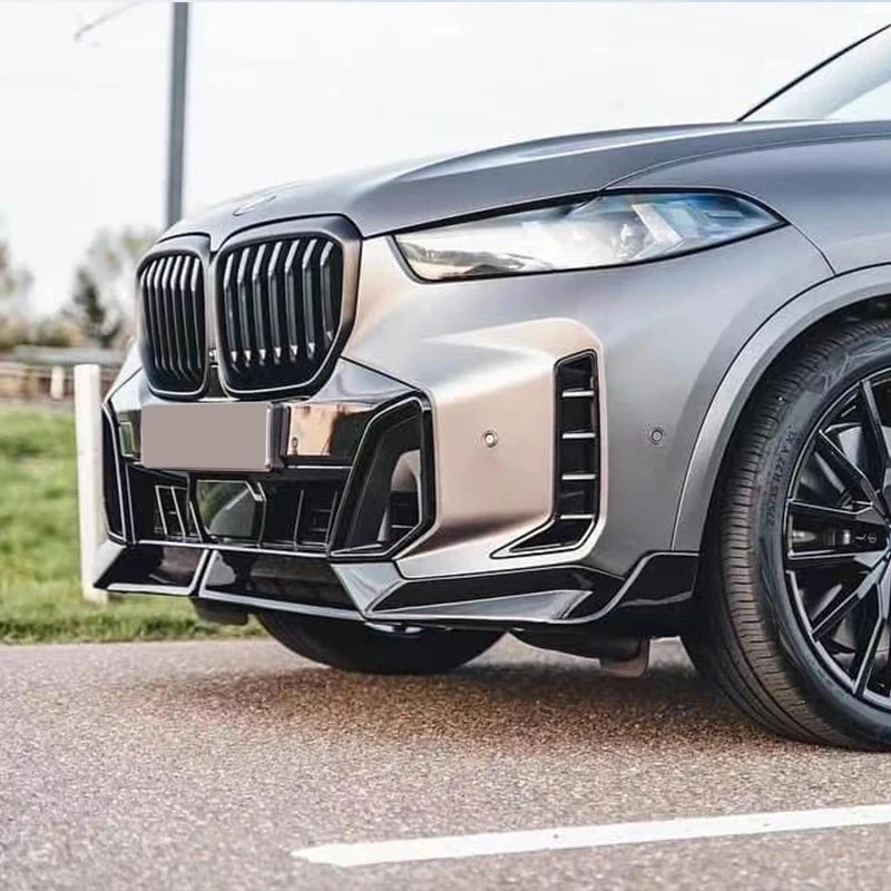 Для BMW X5 G05 LCI 2023 + M спортивный передний бампер спойлер сплиттер диффузор