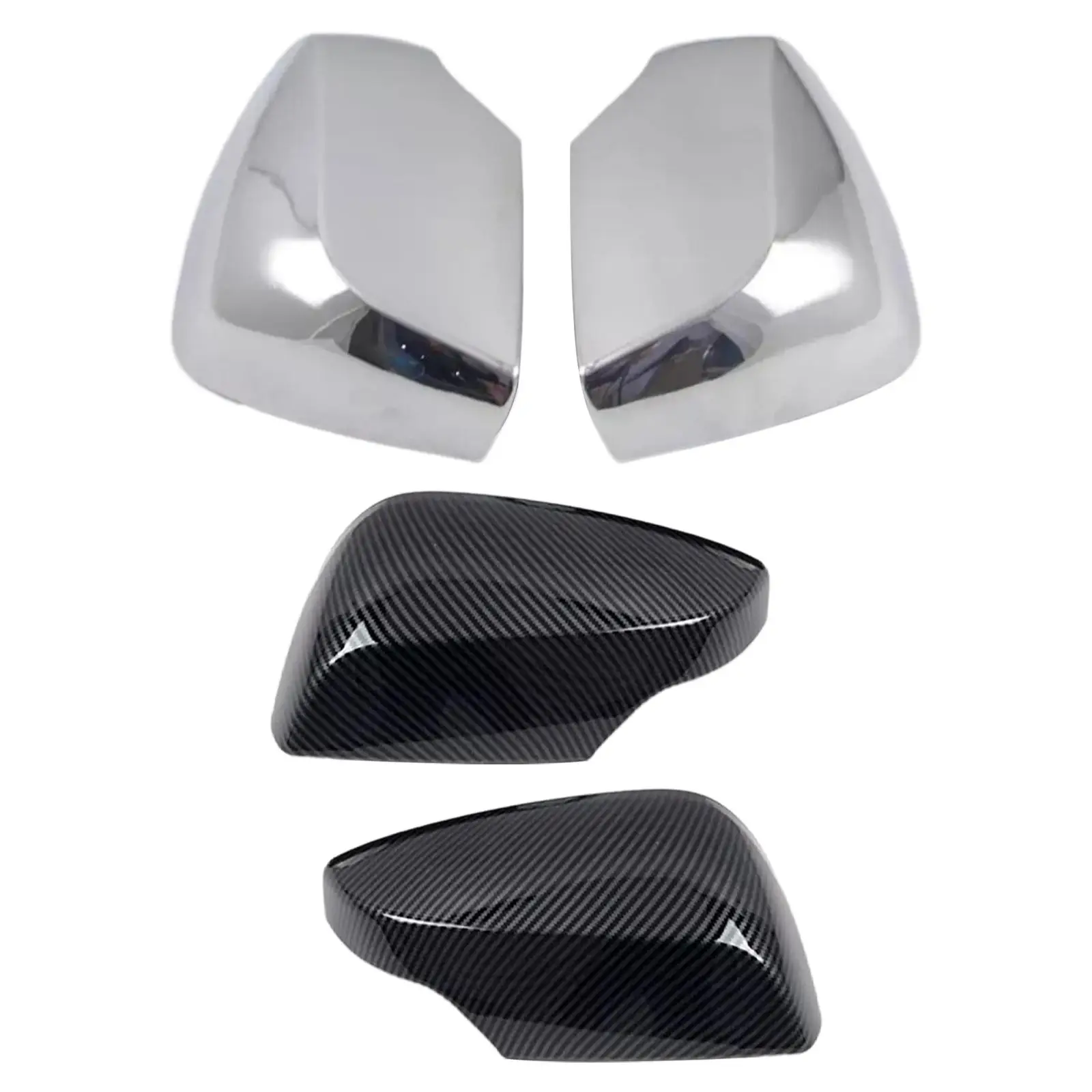 

2 Pieces Rear View Door Mirror Cover Cap Trim Decoration for Subaru WRX