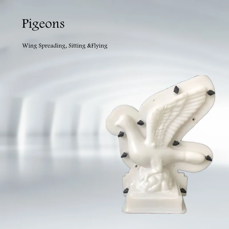 Пластиковая форма для голубей из АБС-пластика для улицы, милые формы для самостоятельного литья под давлением для бетона, виллы, дома, садоводства, животных, голубя
